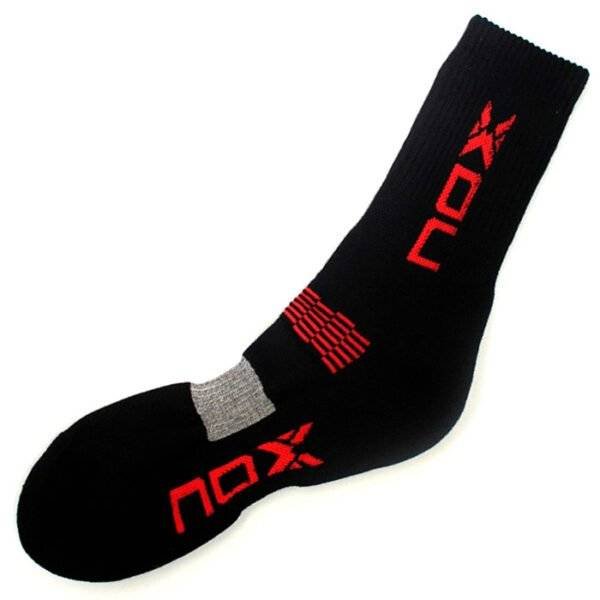 calcetines nox negros rojos