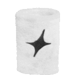 Starvie-Armbänder Weiß/Schwarz Logo