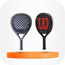 Padelschläger Wilson Premium Rund