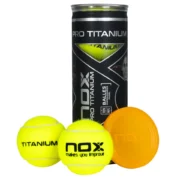 NOX Pro Titanium 3er Dose Padelbälle