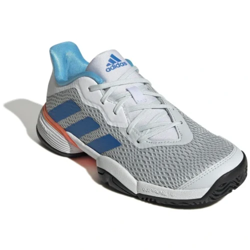 Adidas Barricade K Padelschuhe Blau/Orange/Weiß